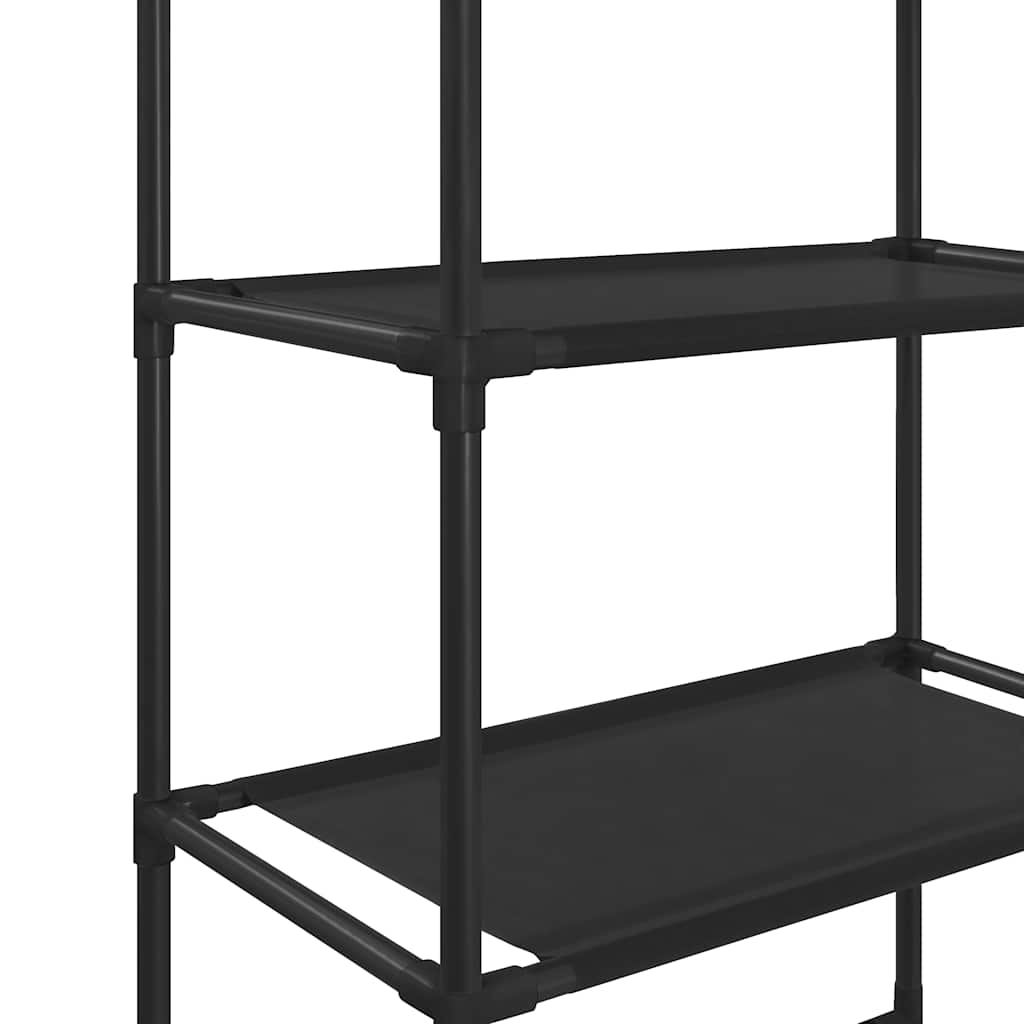 vidaXL Etajeră peste toaletă cu 3 polițe, negru, 53x28x169 cm vidaXL Etajeră peste toaletă cu 3 polițe, negru, 53x28x169 cm