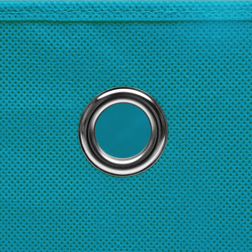 vidaXL Cutii de depozitare, 4 buc., bleu, 32x32x32 cm, textil vidaXL Cutii de depozitare, 4 buc., bleu, 32x32x32 cm, textil
