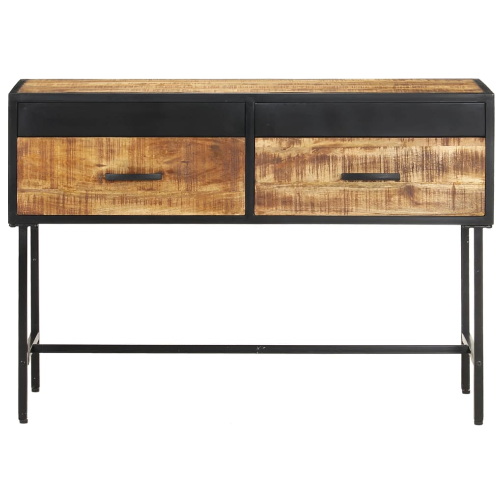 vidaXL Masă consolă, 110x35x75 cm, lemn de mango nefinisat vidaXL Masă consolă, 110x35x75 cm, lemn de mango nefinisat
