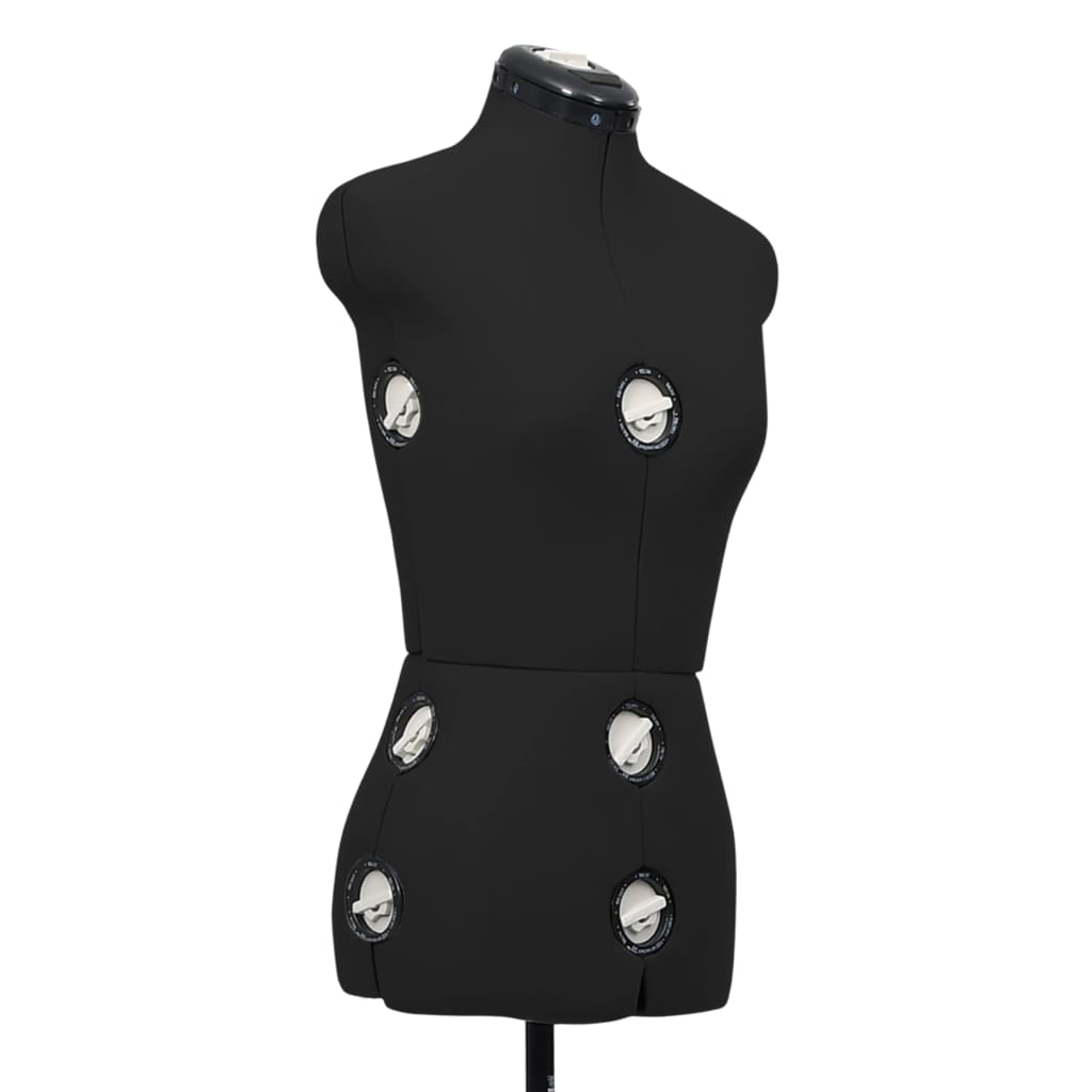 vidaXL Formă pentru rochie femeie reglabilă negru, dimensiune S 33-40 vidaXL Formă pentru rochie femeie reglabilă negru, dimensiune S 33-40