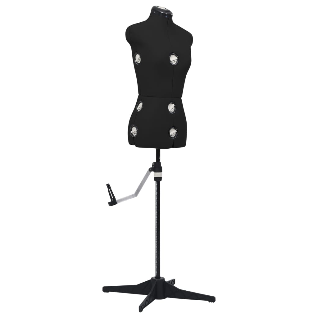 vidaXL Formă pentru rochie femeie reglabilă negru, dimensiune S 33-40 vidaXL Formă pentru rochie femeie reglabilă negru, dimensiune S 33-40