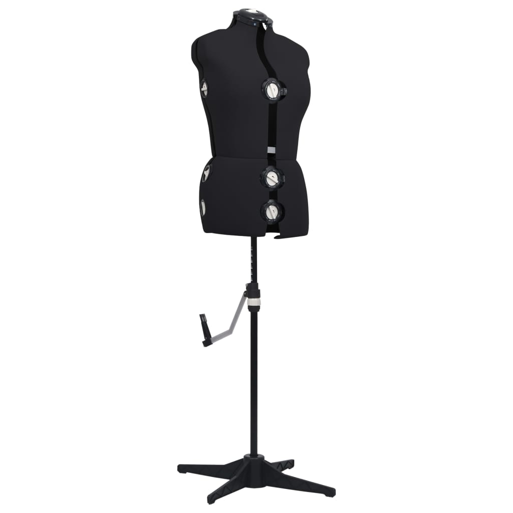 vidaXL Formă pentru rochie femeie reglabilă negru, dimensiune M 40-46 vidaXL Formă pentru rochie femeie reglabilă negru, dimensiune M 40-46