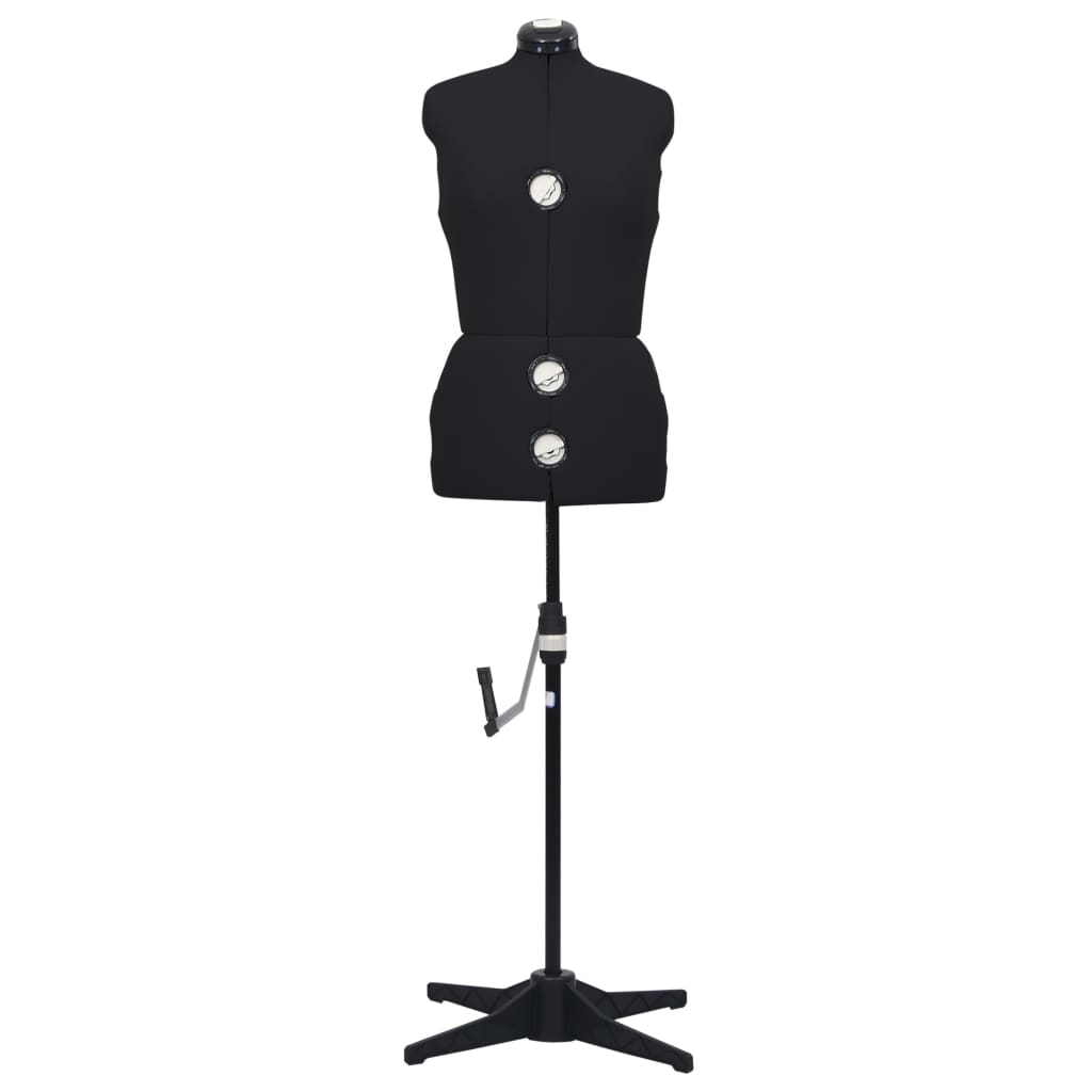 vidaXL Formă pentru rochie femeie reglabilă negru, dimensiune M 40-46 vidaXL Formă pentru rochie femeie reglabilă negru, dimensiune M 40-46