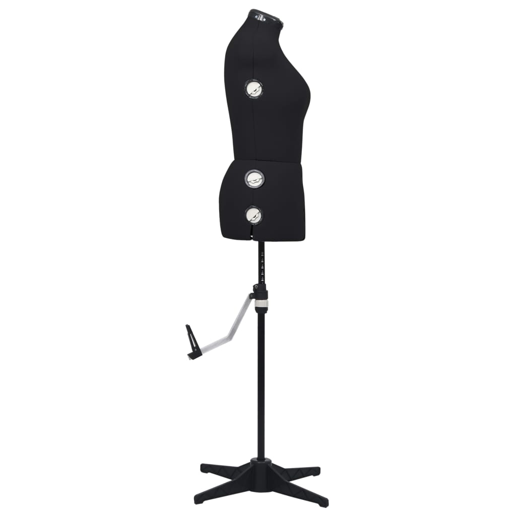 vidaXL Formă pentru rochie femeie reglabilă negru, dimensiune M 40-46 vidaXL Formă pentru rochie femeie reglabilă negru, dimensiune M 40-46