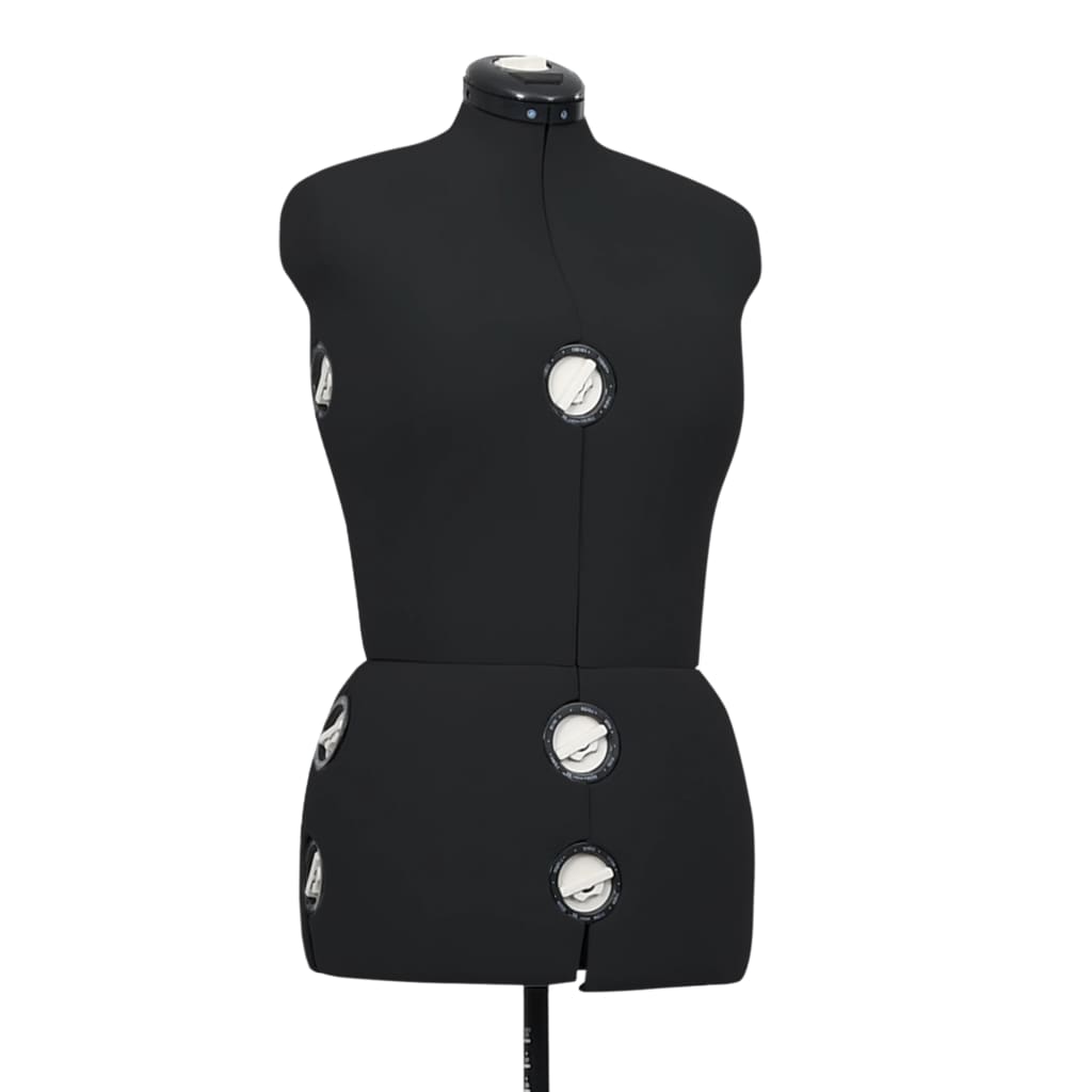 vidaXL Formă pentru rochie femeie reglabilă negru, dimensiune M 40-46 vidaXL Formă pentru rochie femeie reglabilă negru, dimensiune M 40-46