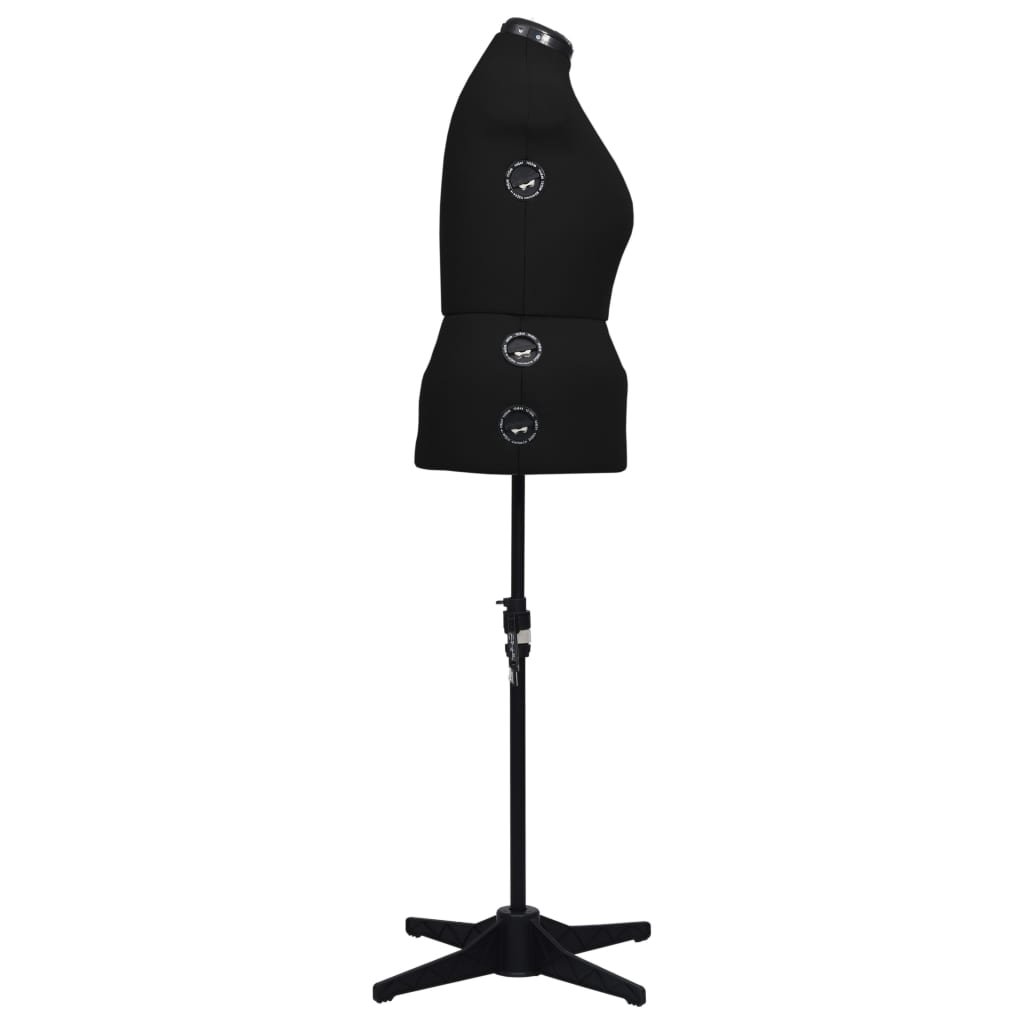 vidaXL Formă pentru rochie femeie reglabilă negru, dimensiune L 44-50 vidaXL Formă pentru rochie femeie reglabilă negru, dimensiune L 44-50