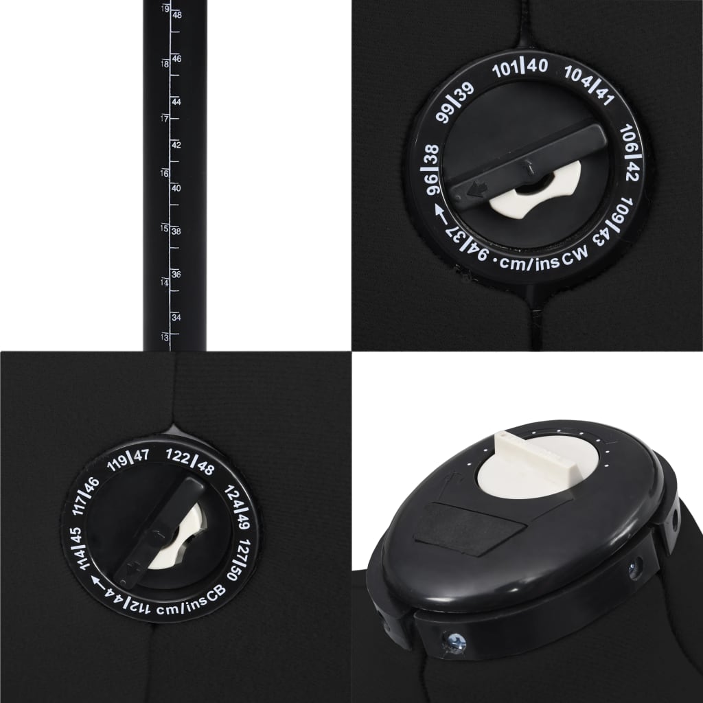 vidaXL Formă pentru rochie femeie reglabilă negru, dimensiune L 44-50 vidaXL Formă pentru rochie femeie reglabilă negru, dimensiune L 44-50