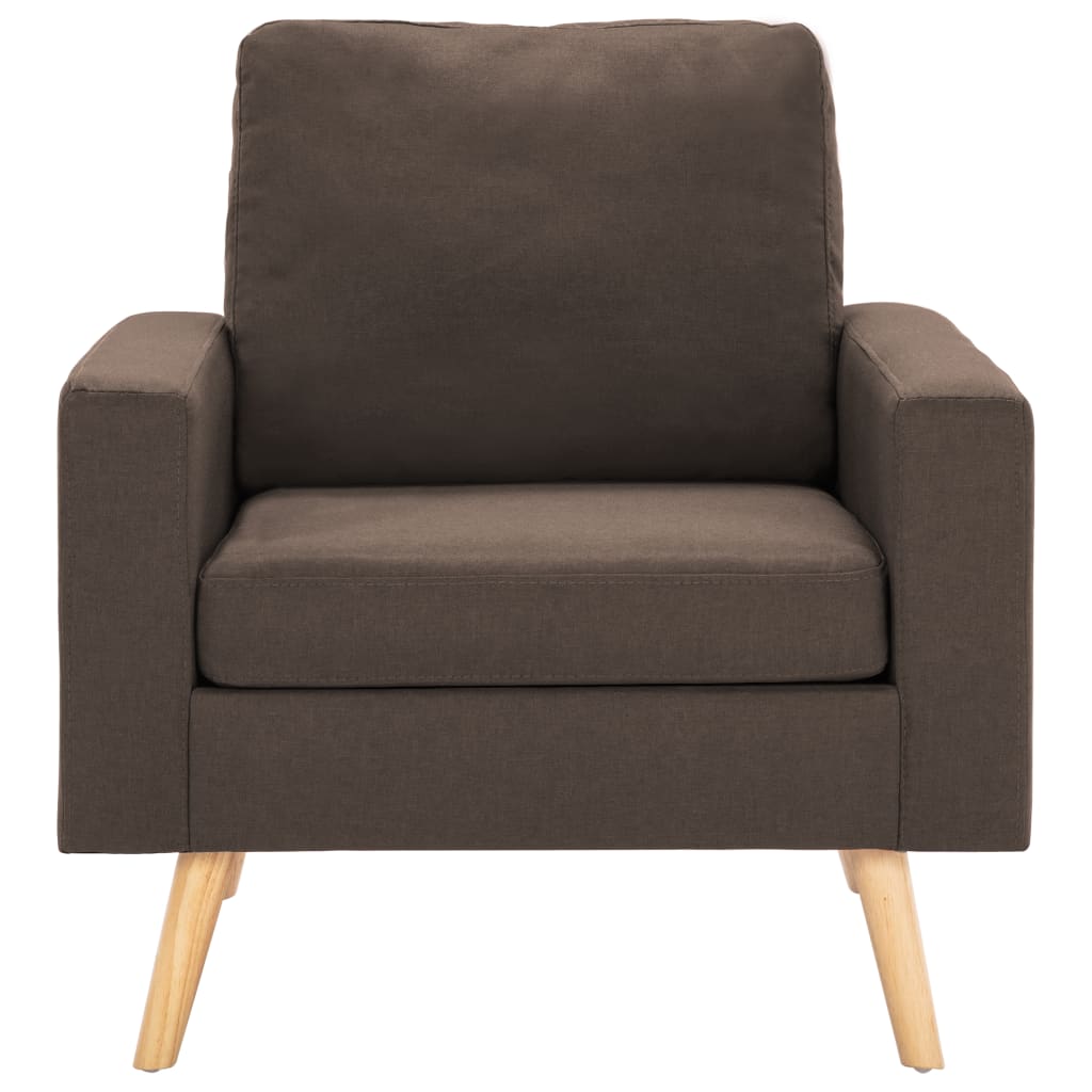 vidaXL Fotoliu, maro, material textil