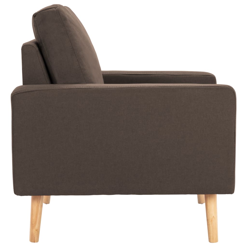 vidaXL Fotoliu, maro, material textil
