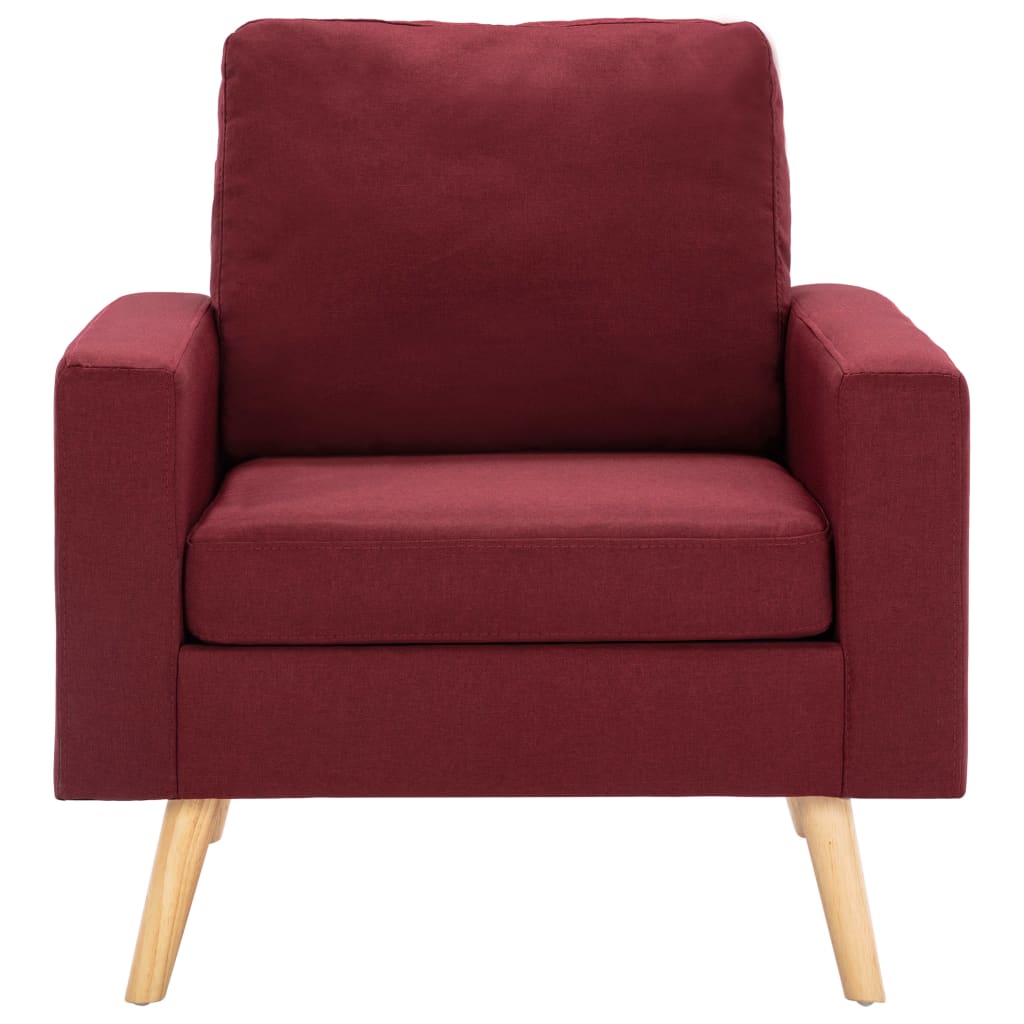 vidaXL Fotoliu, roșu vin, material textil vidaXL Fotoliu, roșu vin, material textil