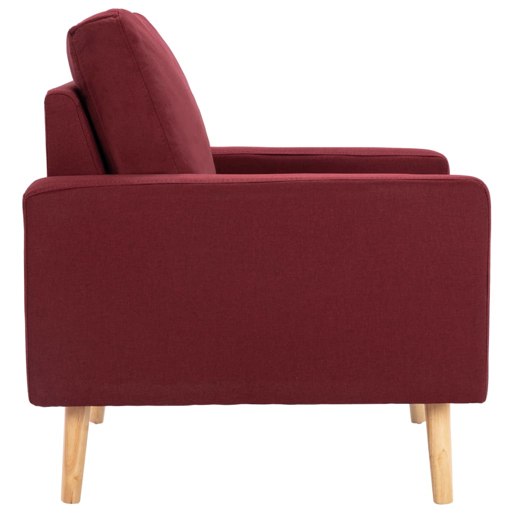 vidaXL Fotoliu, roșu vin, material textil vidaXL Fotoliu, roșu vin, material textil
