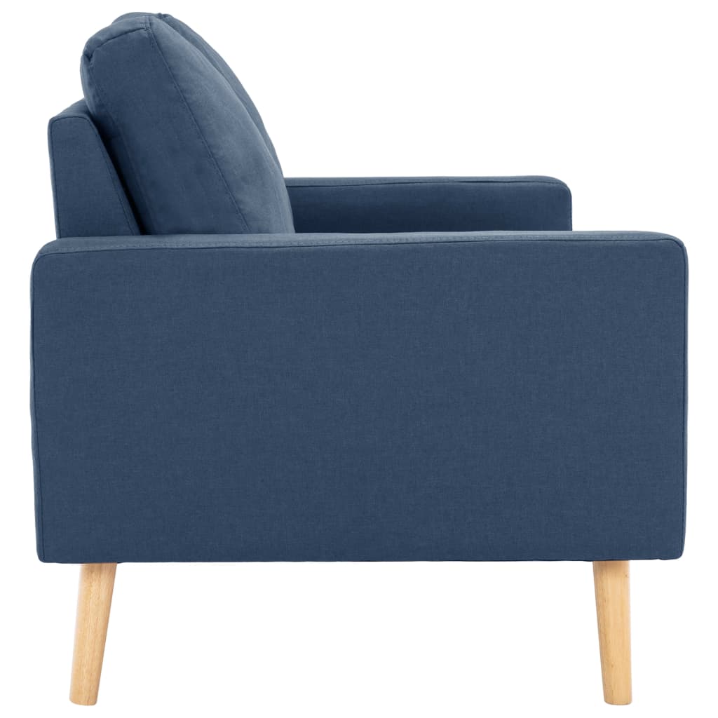 vidaXL Canapea cu 2 locuri, albastru, material textil vidaXL Canapea cu 2 locuri, albastru, material textil
