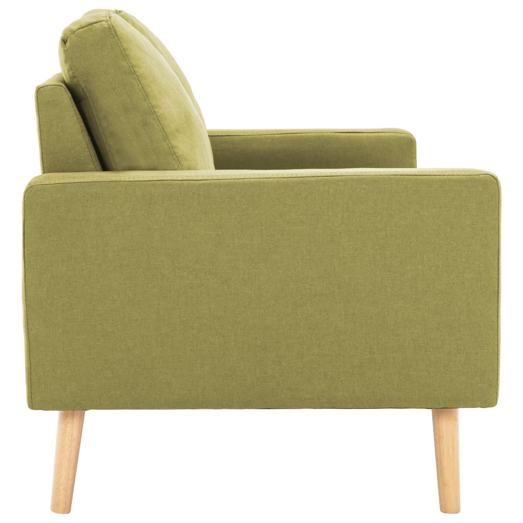 vidaXL Canapea cu 2 locuri, verde, material textil vidaXL Canapea cu 2 locuri, verde, material textil