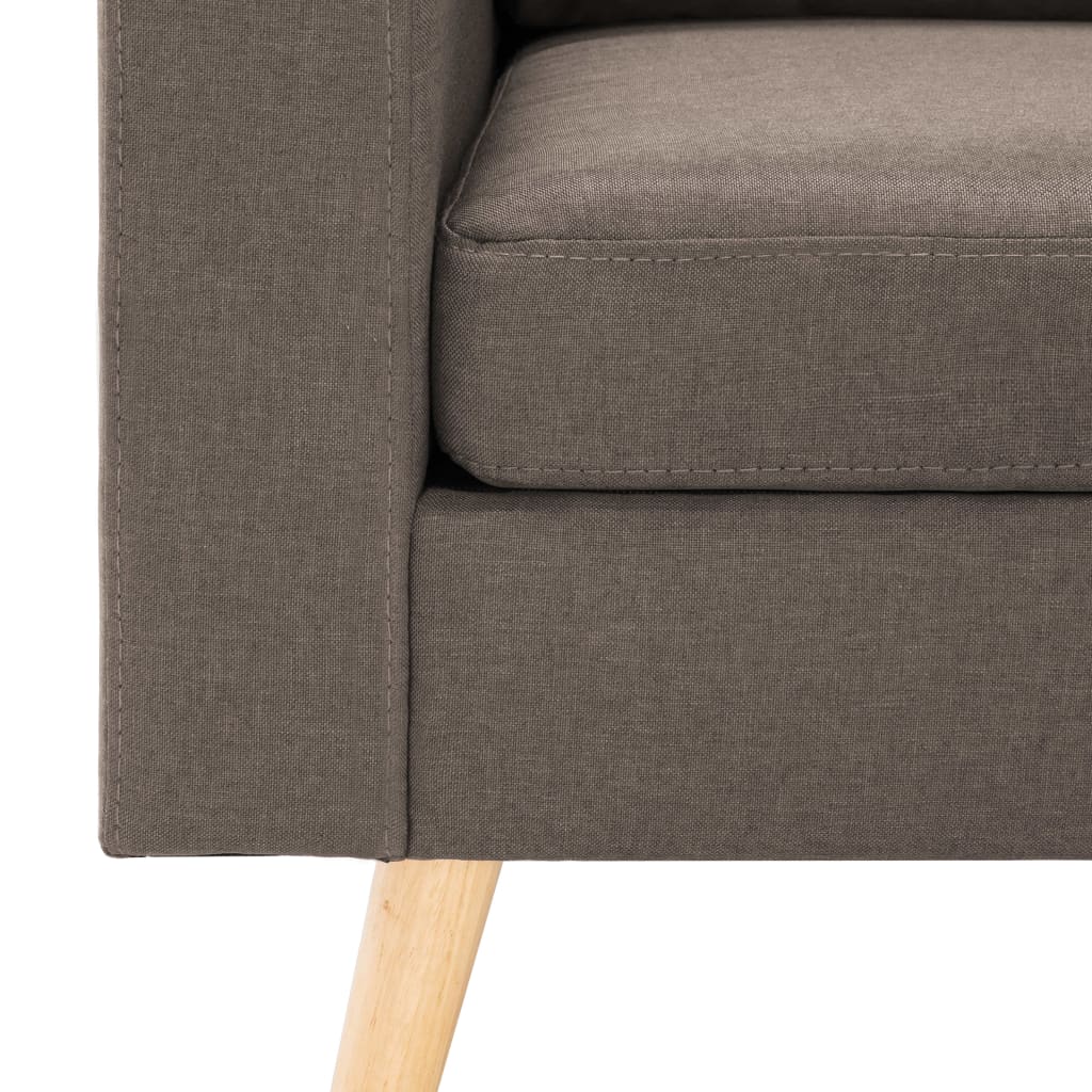 vidaXL Canapea cu 2 locuri, gri taupe, material textil vidaXL Canapea cu 2 locuri, gri taupe, material textil