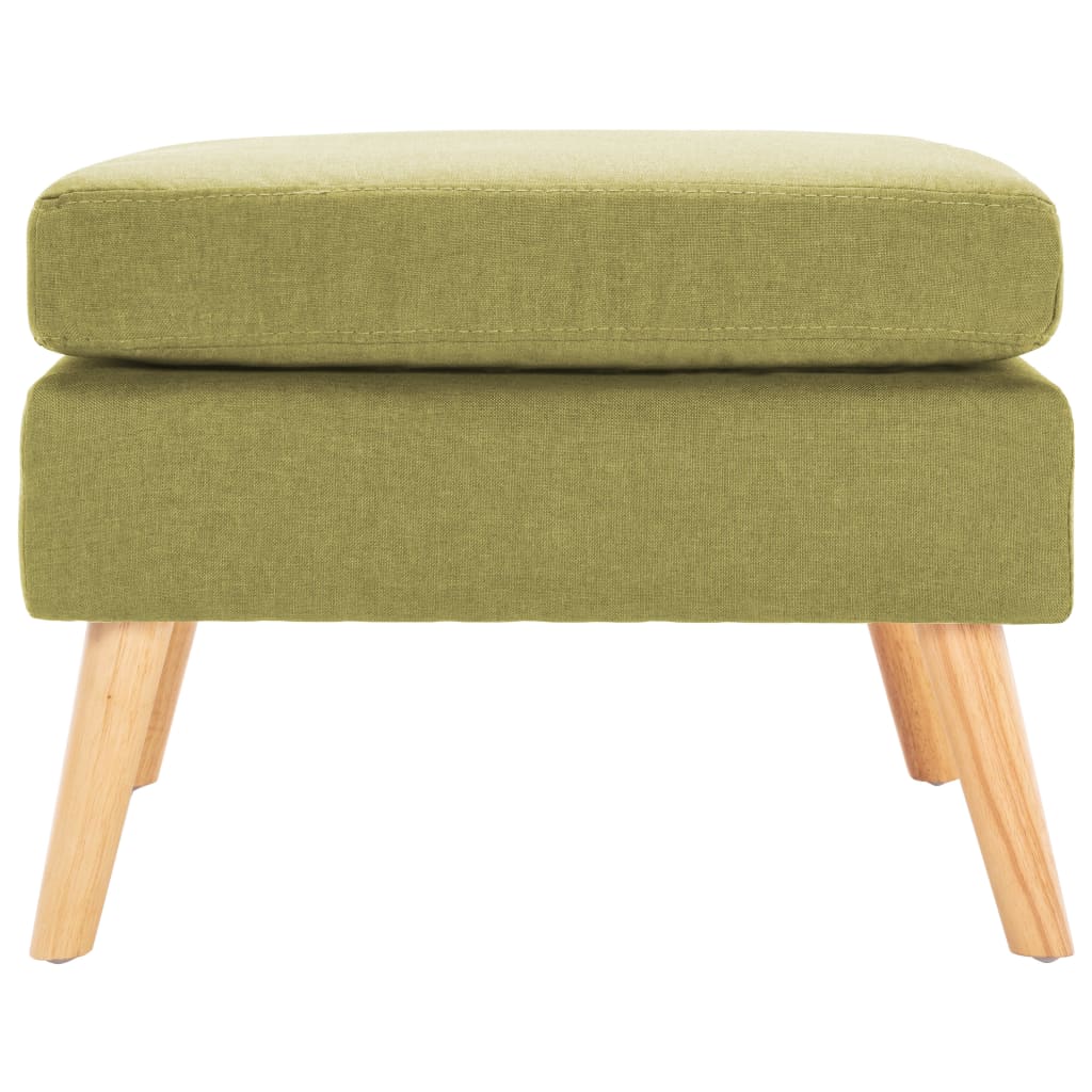 vidaXL Taburet, verde, material textil vidaXL Taburet, verde, material textil