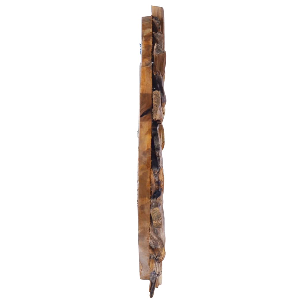 vidaXL Oglindă de perete, 40 cm, tec, rotund vidaXL Oglindă de perete, 40 cm, tec, rotund