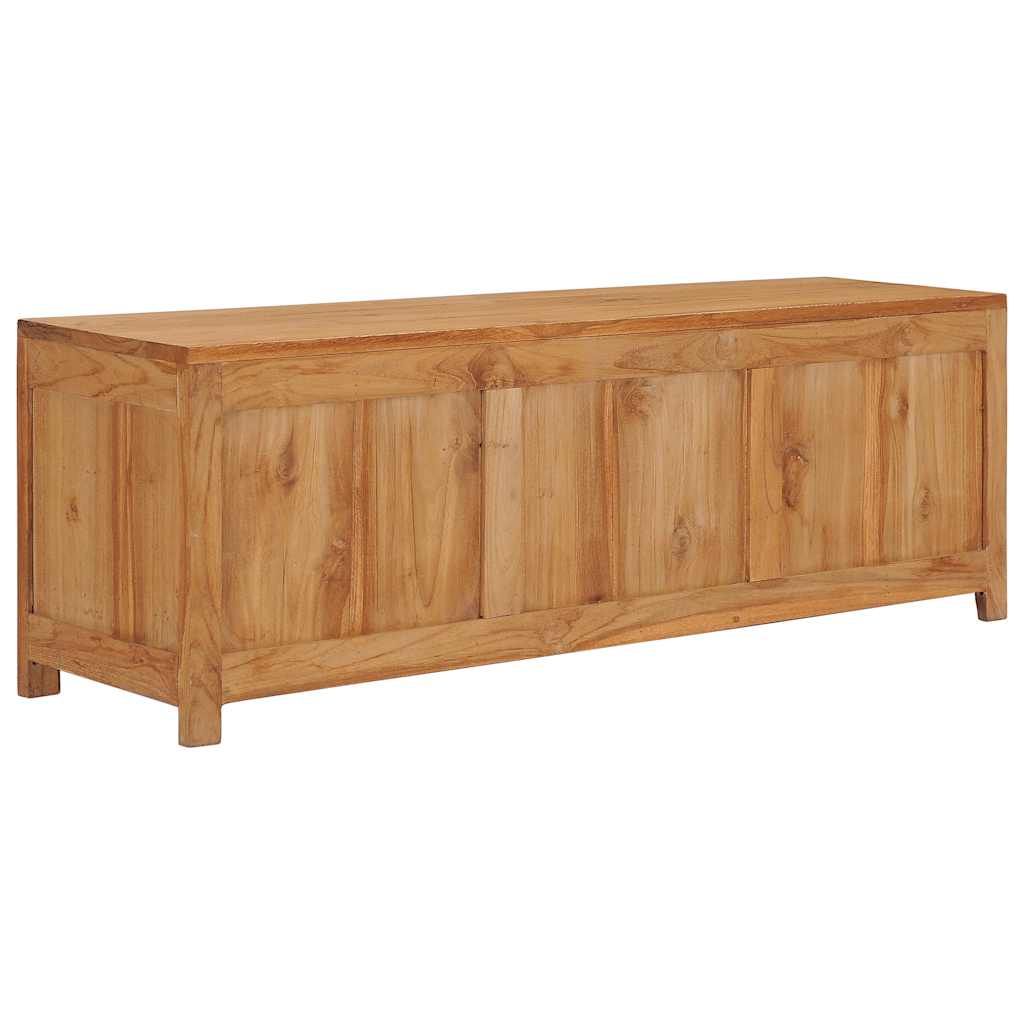 vidaXL Comodă TV, 115 x 30 x 40 cm, lemn masiv de tec vidaXL Comodă TV, 115 x 30 x 40 cm, lemn masiv de tec