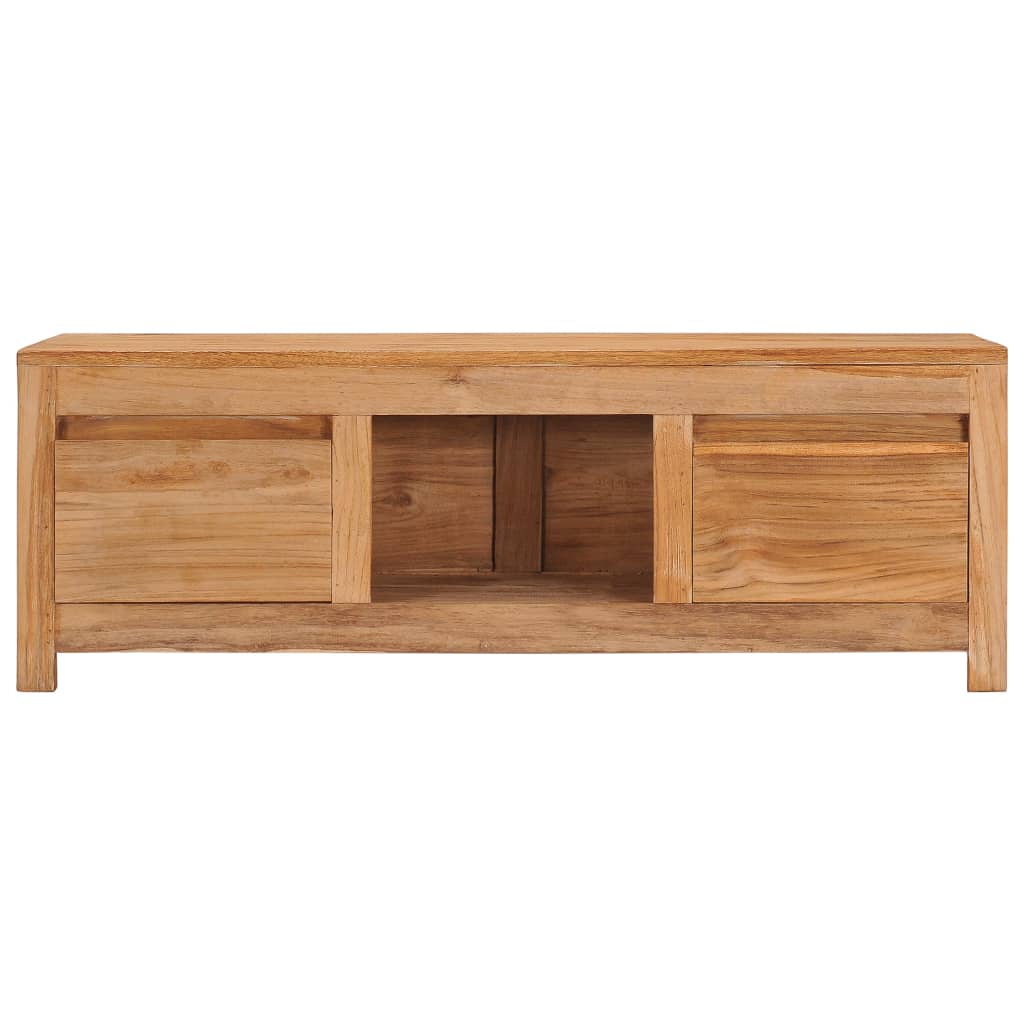 vidaXL Comodă TV, 100 x 30 x 35 cm, lemn masiv de tec