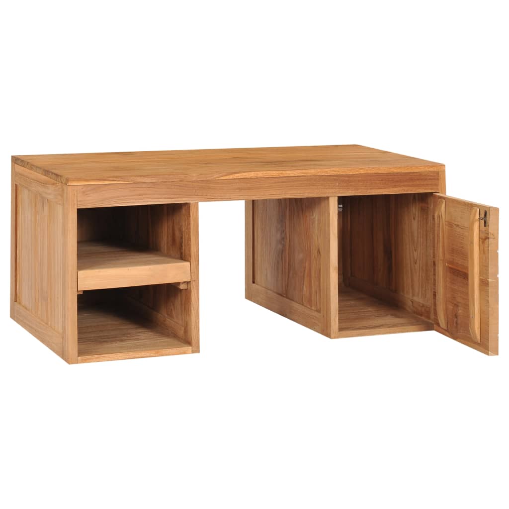 vidaXL Măsuță de cafea, 90x50x40 cm, lemn masiv de tec vidaXL Măsuță de cafea, 90x50x40 cm, lemn masiv de tec
