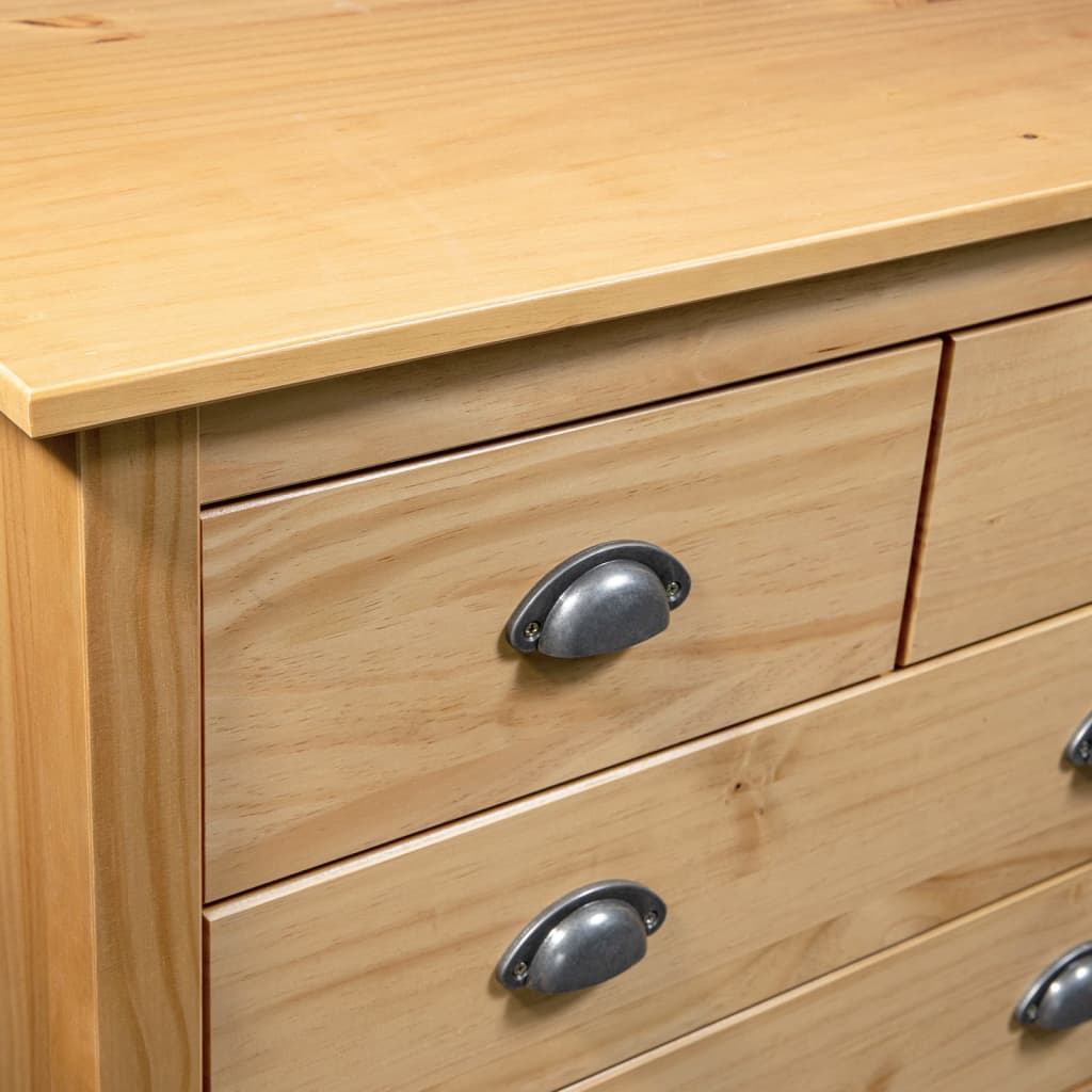 vidaXL Servantă Hill, 79x40x80 cm, lemn masiv de pin