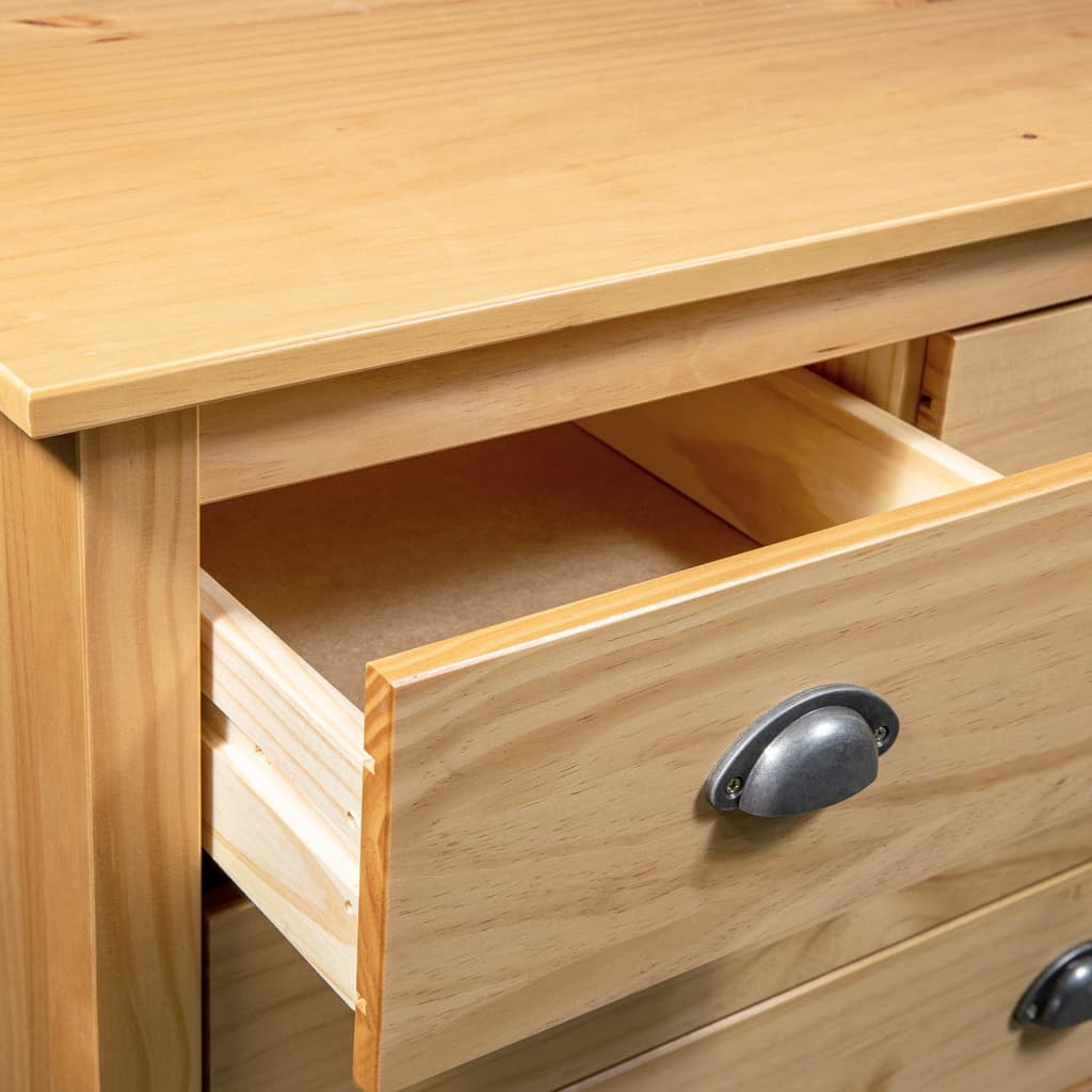 vidaXL Servantă Hill, 79x40x80 cm, lemn masiv de pin