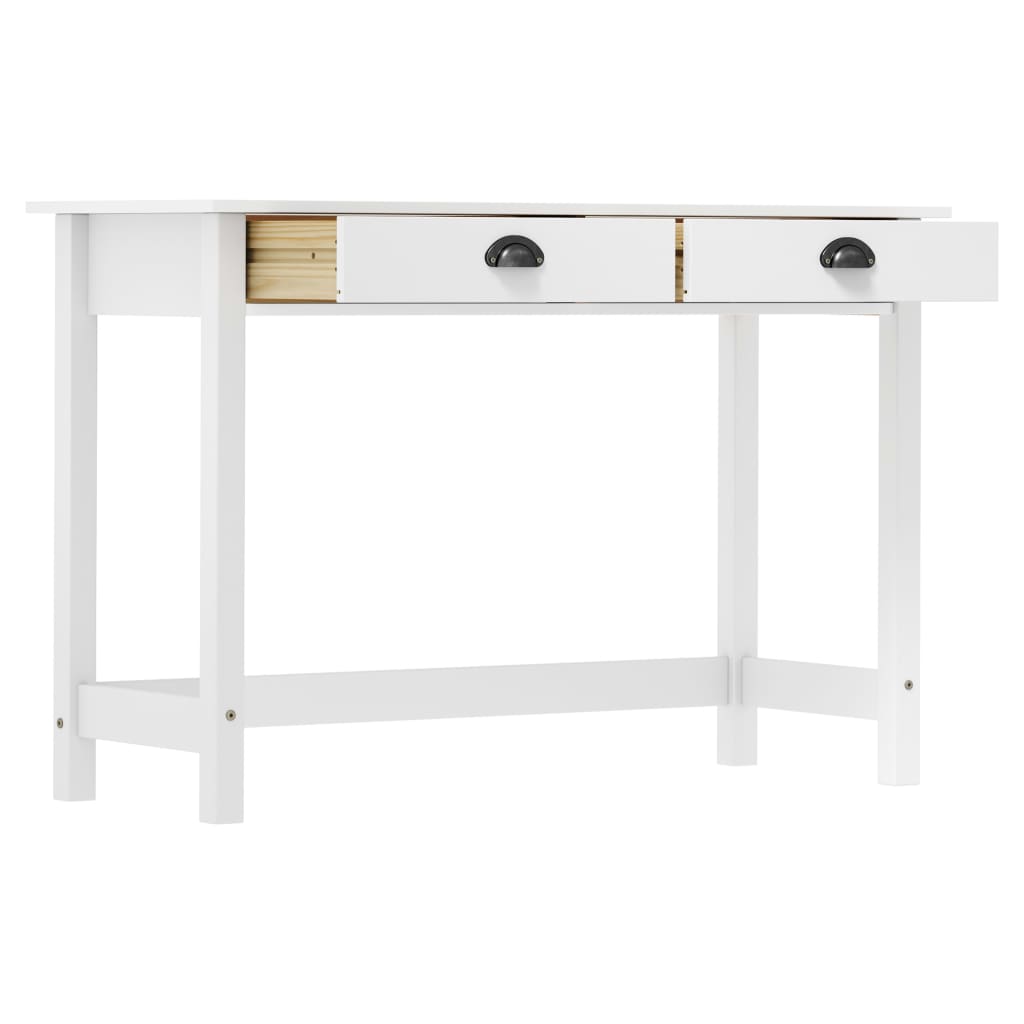 vidaXL Masă consolă Hill cu 2 sertare, 110x45x74 cm, lemn masiv pin vidaXL Masă consolă Hill cu 2 sertare, 110x45x74 cm, lemn masiv pin