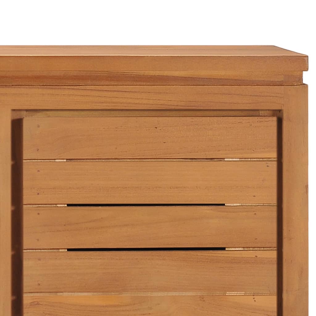 vidaXL Comodă TV, 110 x 30 x 40 cm, lemn masiv de tec