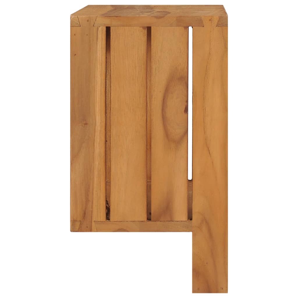 vidaXL Suport prosoape de perete, 35 x 20 x 35 cm, lemn masiv de tec vidaXL Suport prosoape de perete, 35 x 20 x 35 cm, lemn masiv de tec