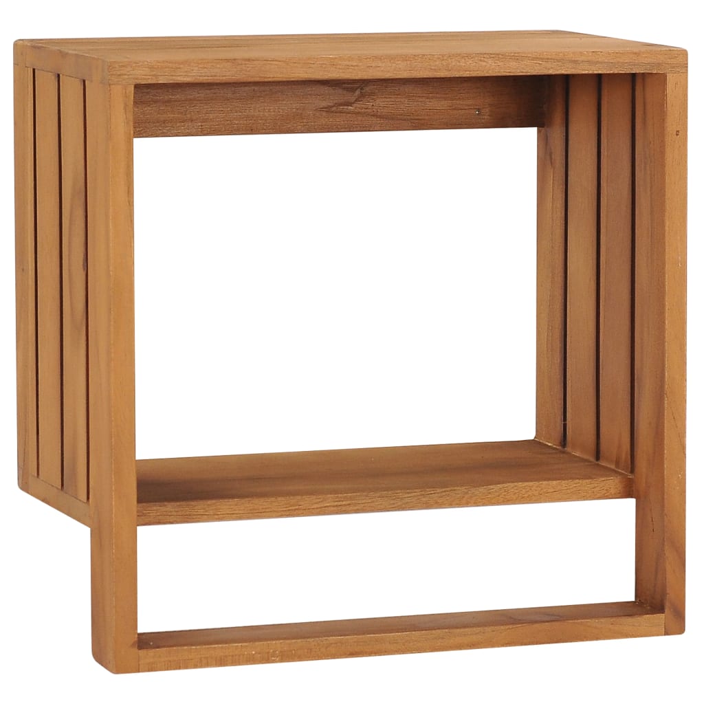 vidaXL Suport prosoape de perete, 35 x 20 x 35 cm, lemn masiv de tec vidaXL Suport prosoape de perete, 35 x 20 x 35 cm, lemn masiv de tec