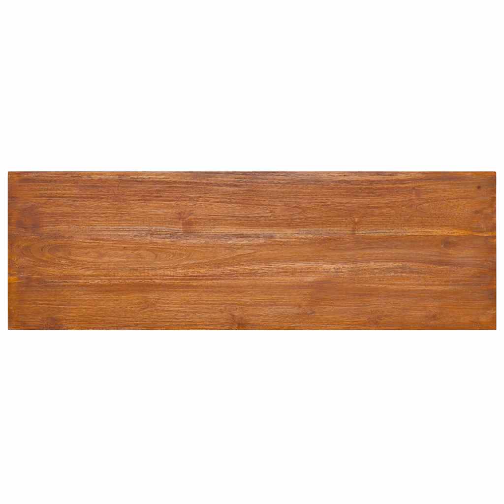 vidaXL Dulap TV montat pe perete, 90x30x30 cm, lemn masiv de tec