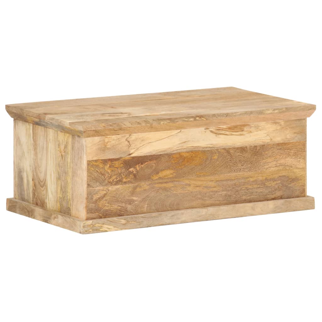 vidaXL Măsuță cafea cu ușă, 90 x 50 x 35 cm, lemn masiv de mango vidaXL Măsuță cafea cu ușă, 90 x 50 x 35 cm, lemn masiv de mango