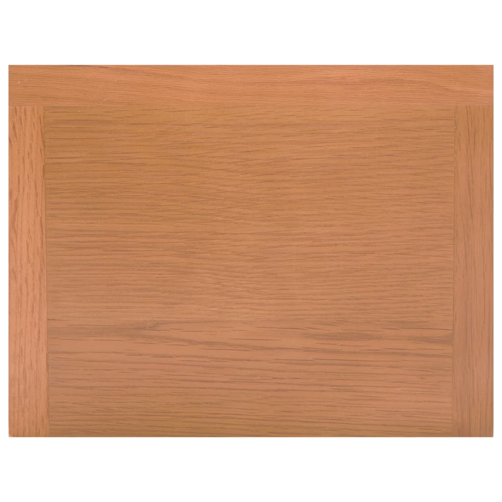 vidaXL Masă de reviste cu sertar, 35 x 27 x 55 cm, lemn masiv stejar vidaXL Masă de reviste cu sertar, 35 x 27 x 55 cm, lemn masiv stejar