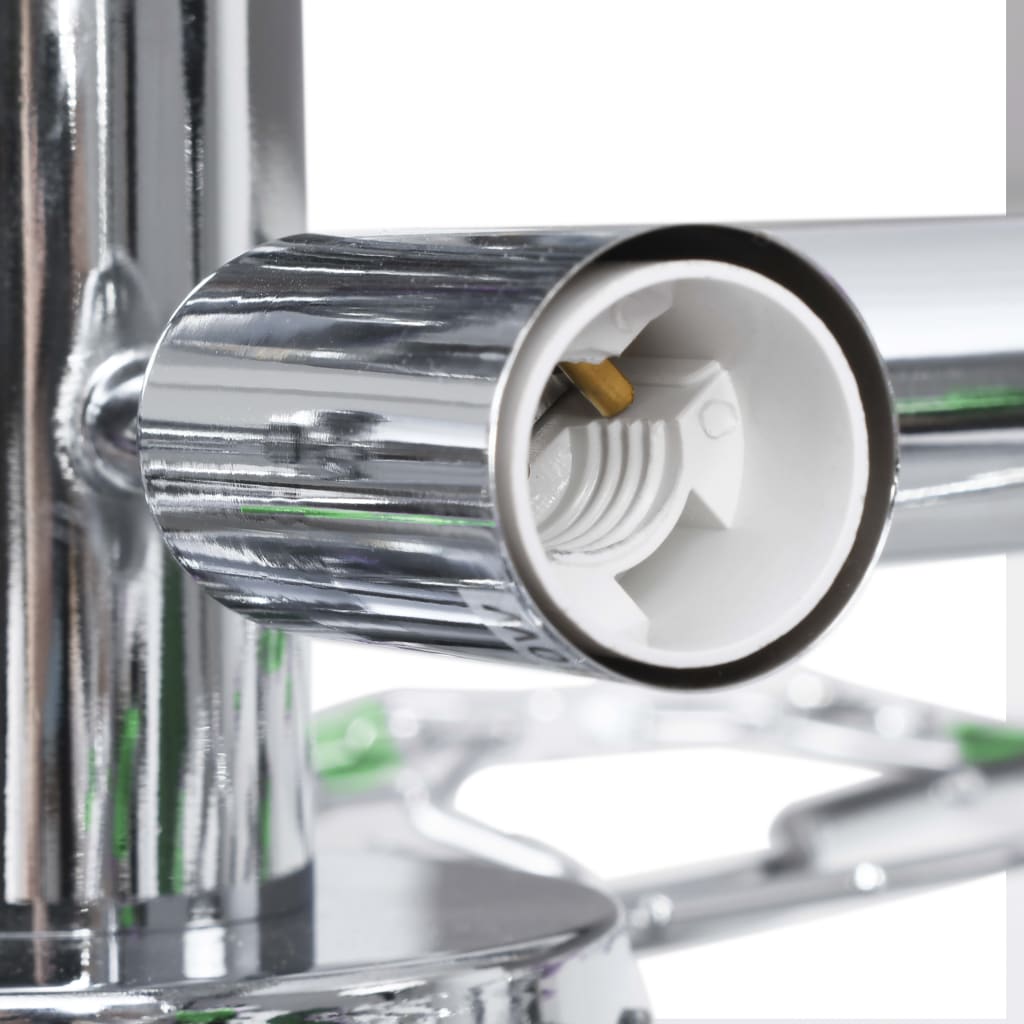 vidaXL Lustră cu brațe tip frunze cristal acrilic verde 5 becuri E14 vidaXL Lustră cu brațe tip frunze cristal acrilic verde 5 becuri E14