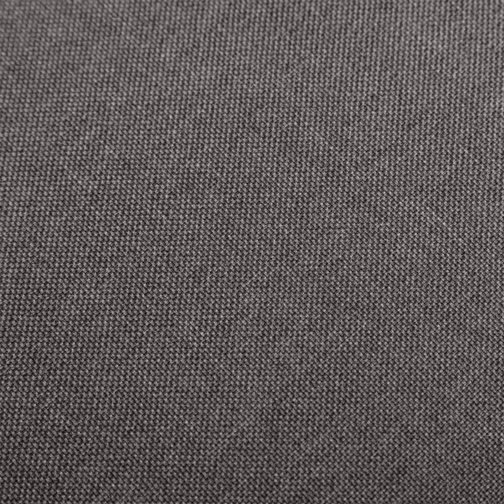 vidaXL Scaune de bar, 2 buc., gri închis, material textil vidaXL Scaune de bar, 2 buc., gri închis, material textil