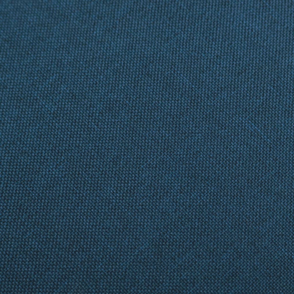 vidaXL Scaune de bar, 2 buc., albastru, material textil vidaXL Scaune de bar, 2 buc., albastru, material textil
