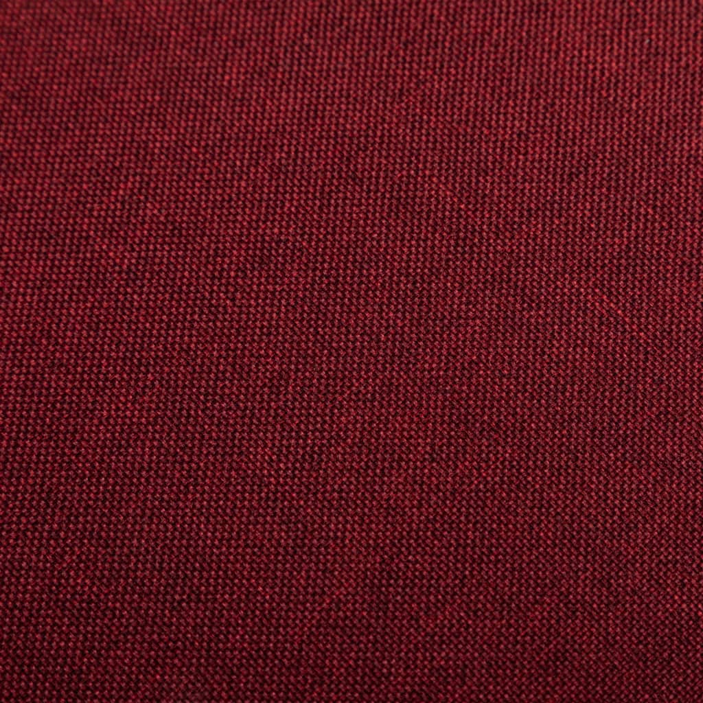 vidaXL Scaune de bar, 2 buc., roșu vin, material textil vidaXL Scaune de bar, 2 buc., roșu vin, material textil