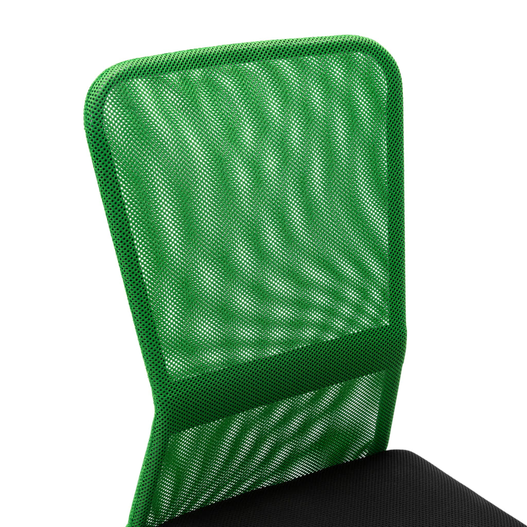 vidaXL Scaun de birou, negru și verde, 44x52x100 cm, plasă textilă vidaXL Scaun de birou, negru și verde, 44x52x100 cm, plasă textilă