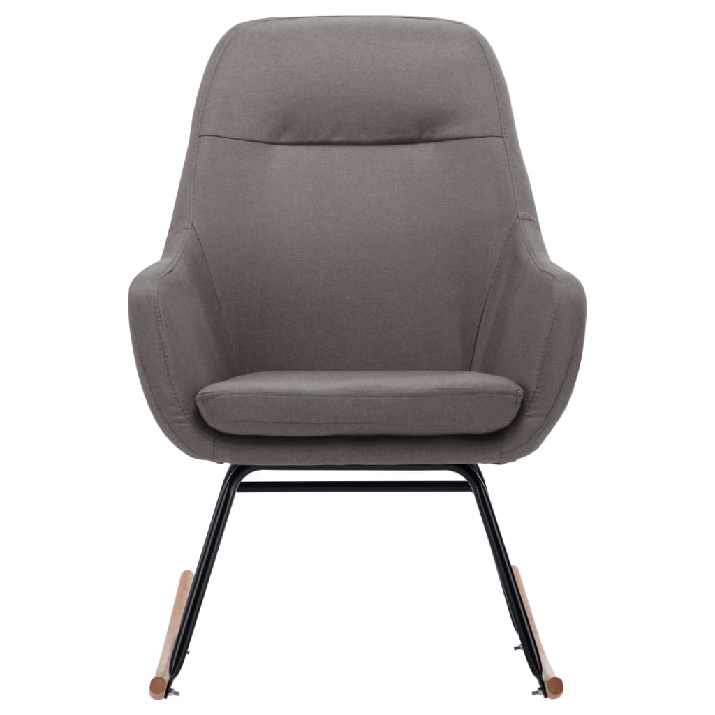 vidaXL Scaun balansoar, gri deschis, material textil vidaXL Scaun balansoar, gri deschis, material textil