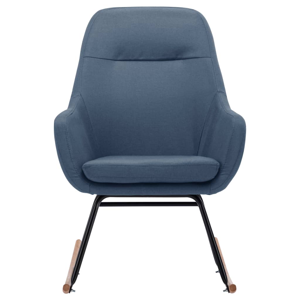 vidaXL Scaun balansoar, albastru, material textil vidaXL Scaun balansoar, albastru, material textil