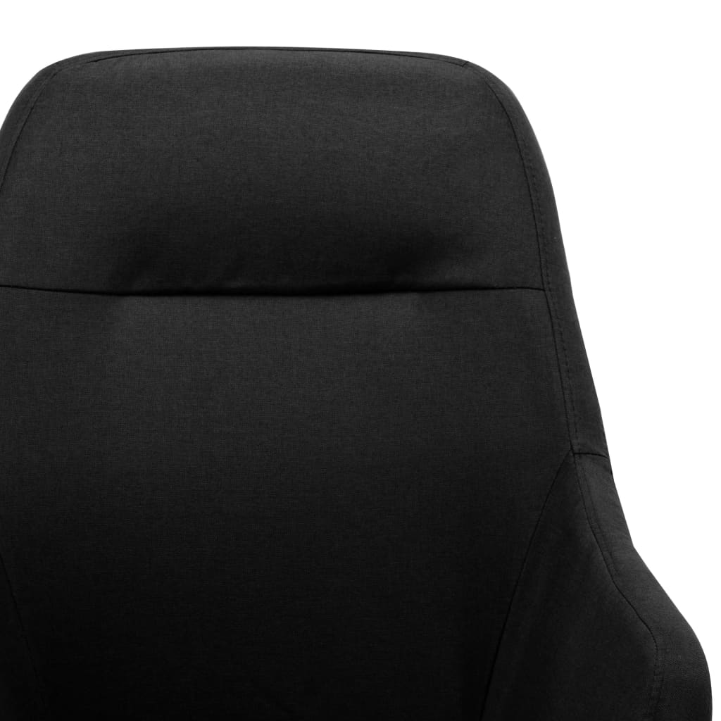vidaXL Scaun balansoar, negru, material textil vidaXL Scaun balansoar, negru, material textil