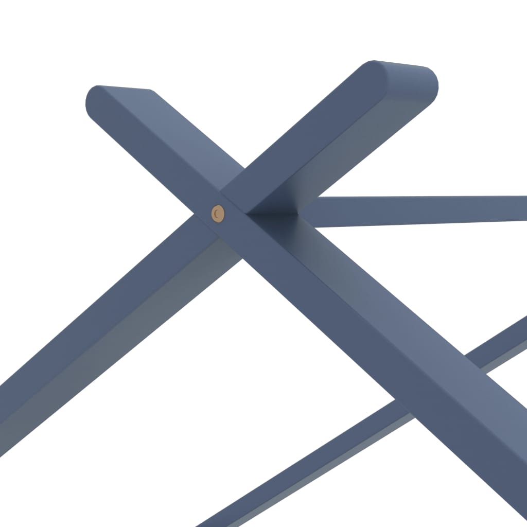 vidaXL Cadru de pat pentru copii, gri, 90 x 200 cm, lemn masiv de pin vidaXL Cadru de pat pentru copii, gri, 90 x 200 cm, lemn masiv de pin