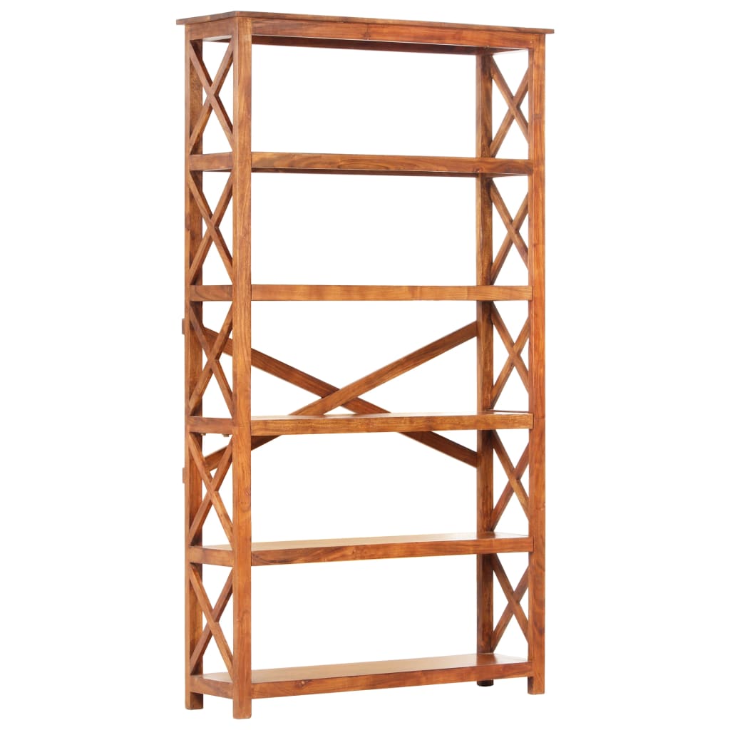vidaXL Bibliotecă, 100x30x180 cm lemn masiv acaciacu finisaj tip miere vidaXL Bibliotecă, 100x30x180 cm lemn masiv acaciacu finisaj tip miere