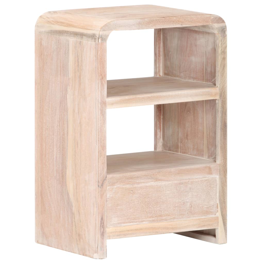 vidaXL Noptieră, 40 x 30 x 60 cm, lemn masiv de acacia vidaXL Noptieră, 40 x 30 x 60 cm, lemn masiv de acacia