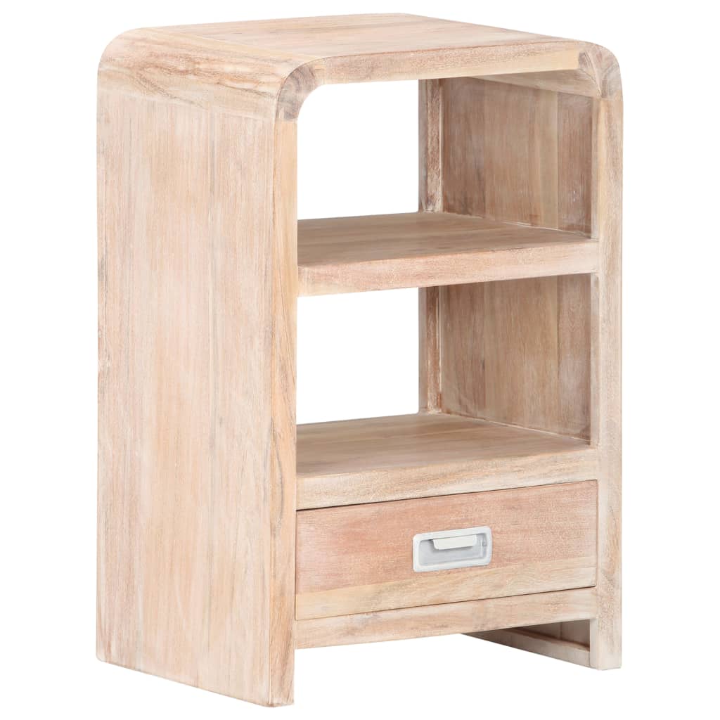 vidaXL Noptieră, 40 x 30 x 60 cm, lemn masiv de acacia vidaXL Noptieră, 40 x 30 x 60 cm, lemn masiv de acacia