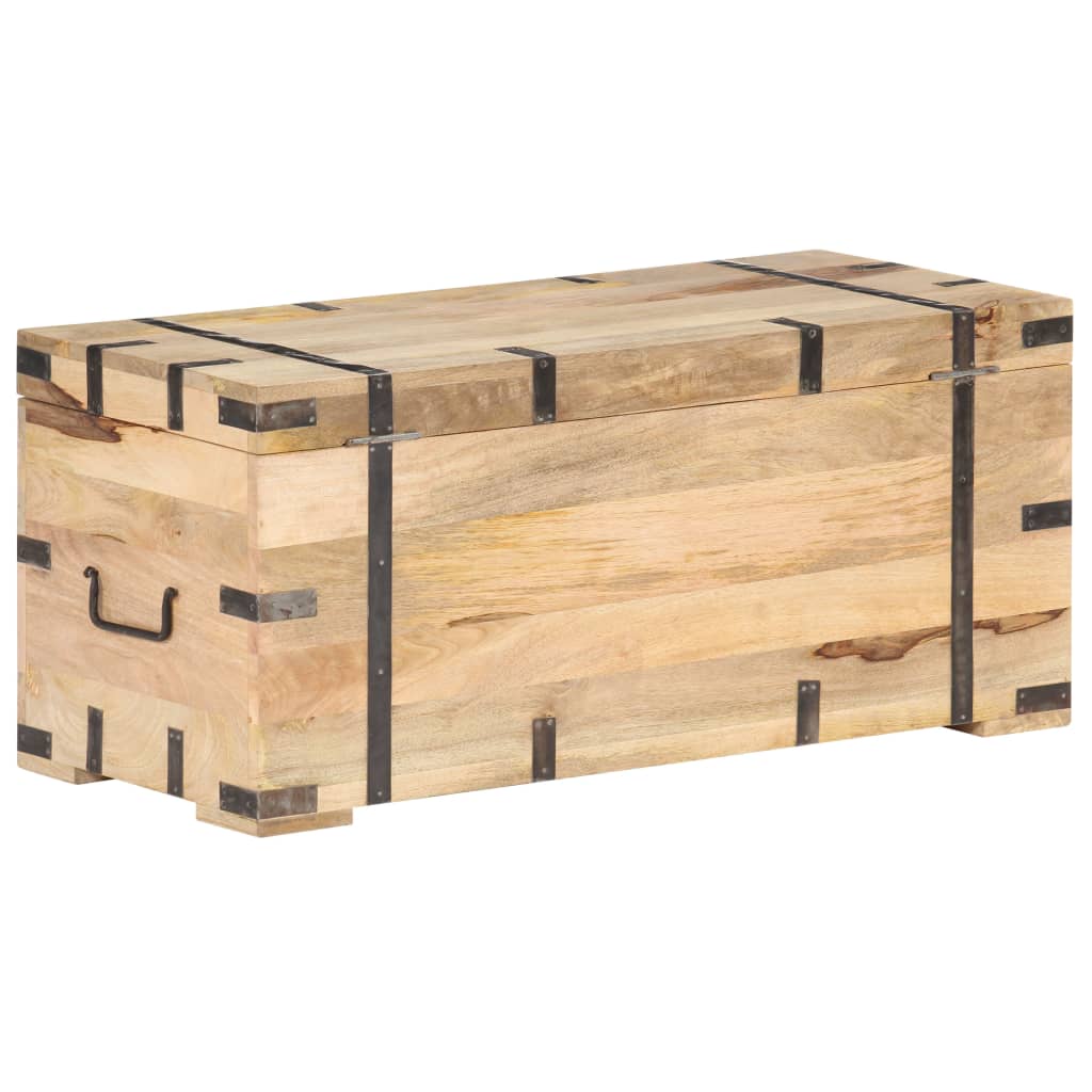 vidaXL Cufăr, 90 x 40 x 40 cm, lemn masiv de mango vidaXL Cufăr, 90 x 40 x 40 cm, lemn masiv de mango