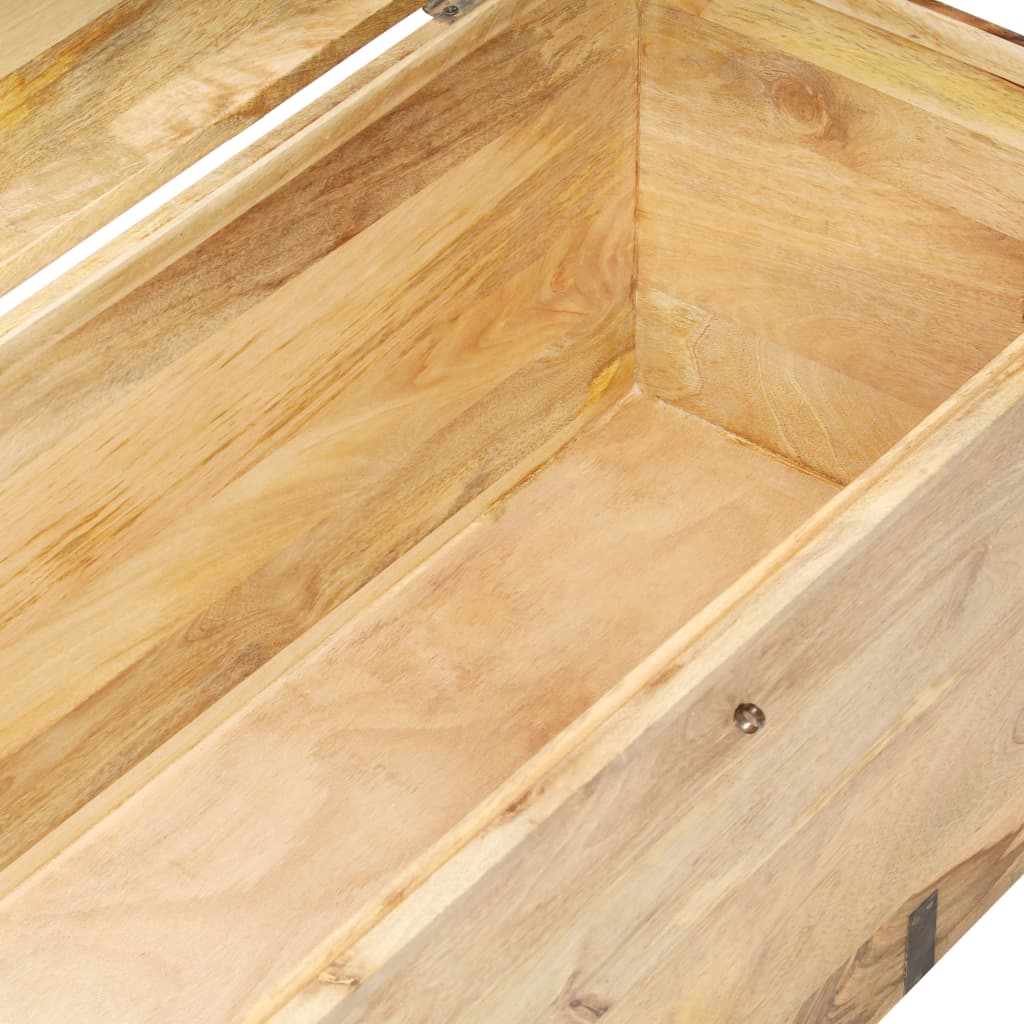 vidaXL Cufăr, 90 x 40 x 40 cm, lemn masiv de mango vidaXL Cufăr, 90 x 40 x 40 cm, lemn masiv de mango