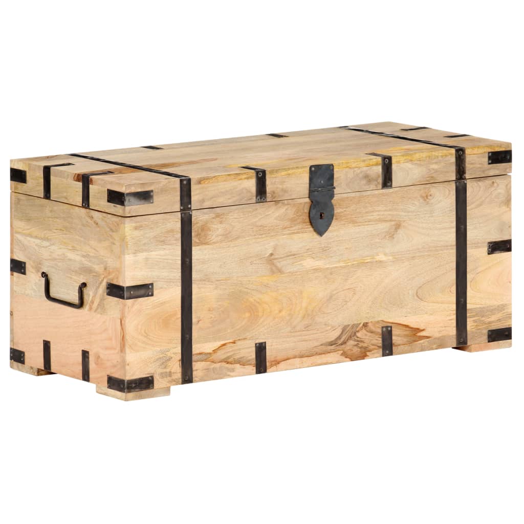 vidaXL Cufăr, 90 x 40 x 40 cm, lemn masiv de mango vidaXL Cufăr, 90 x 40 x 40 cm, lemn masiv de mango