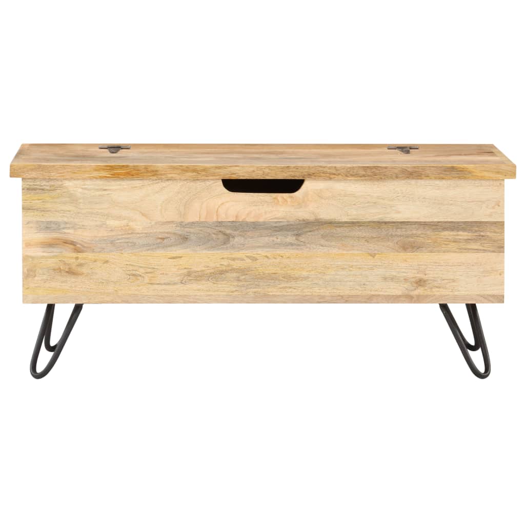 vidaXL Cufăr, 90 x 40 x 45 cm, lemn masiv de mango vidaXL Cufăr, 90 x 40 x 45 cm, lemn masiv de mango