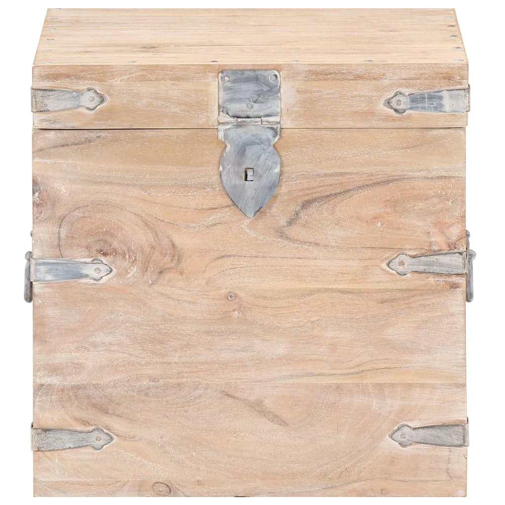vidaXL Cufăr, 40x40x40 cm, lemn masiv de acacia vidaXL Cufăr, 40x40x40 cm, lemn masiv de acacia