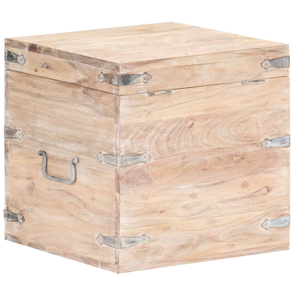 vidaXL Cufăr, 40x40x40 cm, lemn masiv de acacia vidaXL Cufăr, 40x40x40 cm, lemn masiv de acacia